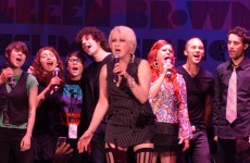 Cyndi Lauper, Regina Spektor, members of Tegan & Sara and Kate Pierson of The B-52's